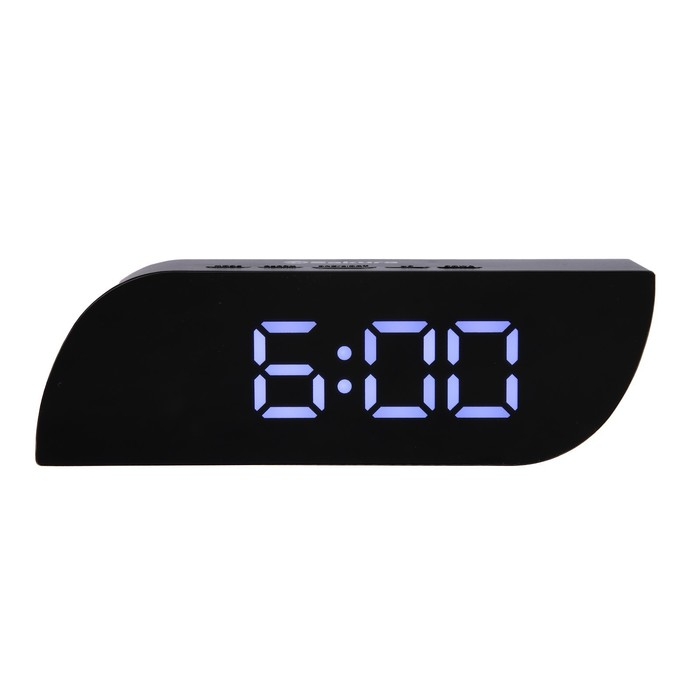 Часы-будильник Sakura SA-8528, электронные, будильник, 3хААА, чёрные Часы-будильник Sakura SA-8528, электронные, будильник, 3хААА, чёрные
