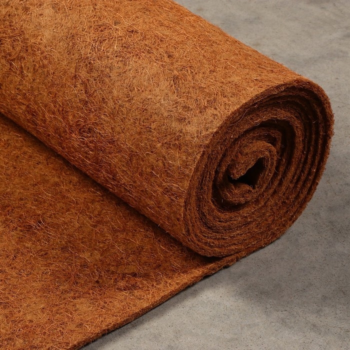 Кокосовое полотно для мульчирования, 5 × 0,5 м, «Мульчаграм» Кокосовое полотно для мульчирования, 5 × 0,5 м, «Мульчаграм»