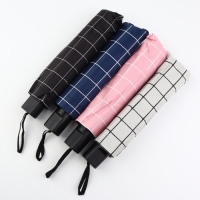 Зонт механический «Крупная клетка», эпонж, 4 сложения, 8 спиц, R = 48/55 см, D = 110 см, цвет МИКС Зонт механический «Крупная клетка», эпонж, 4 сложения, 8 спиц, R = 48/55 см, D = 110 см, цвет МИКС