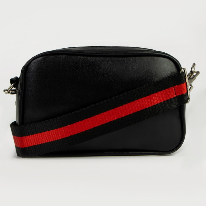 Сумка детская для девочки Kiss, искусственная кожа, на ремешке, чёрная, 18х6х11 см Сумка детская для девочки Kiss, искусственная кожа, на ремешке, чёрная, 18х6х11 см