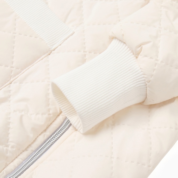 Комбинезон демисезонный Крошка Я, р.62-68, молочный