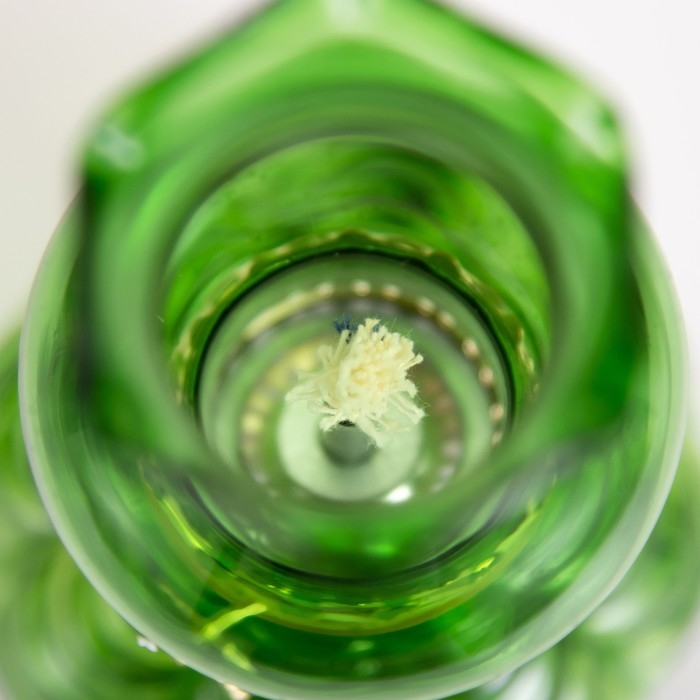 Керосиновая лампа декоративная Керосиновая лампа декоративная "Джин" зелёный 8х8х18 см RISALUX