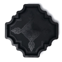 Форма для тротуарной плитки &laquo;Клевер краковский большой&raquo;, 29 &times; 29 &times; 4 см, шагрень, 1 шт.