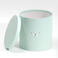 Набор круглых коробок 5 в 1, упаковка подарочная, &laquo;Бабочки&raquo;, 23 х 23 х 25 ‒ 15 х 15 х 15 см