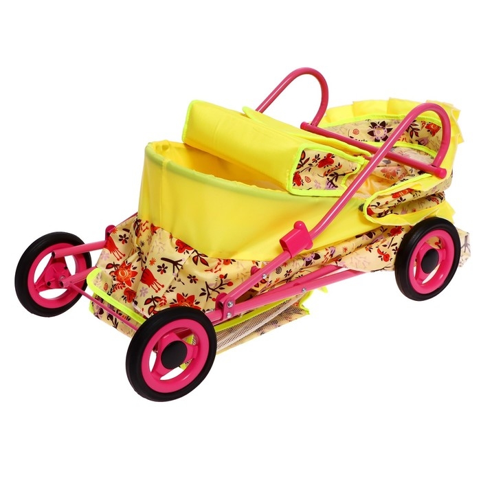 Коляска кукольная №11, цвета МИКС Коляска кукольная №11, цвета МИКС