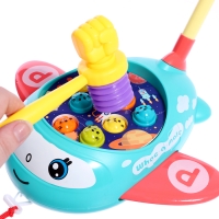 Каталка на палке «Световой самолётик», световые и звуковые эффекты, цвета МИКС Каталка на палке «Световой самолётик», световые и звуковые эффекты, цвета МИКС