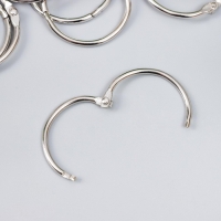 Кольца для творчества для фотоальбомов "Серебро" набор 10 шт внут. d=2,6 см, внеш. d=3 см Кольца для творчества для фотоальбомов "Серебро" набор 10 шт внут. d=2,6 см, внеш. d=3 см