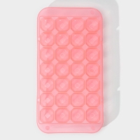 Форма для льда «Сапфир», 28 ячеек, 24×12,7×2 см, цвет МИКС Форма для льда «Сапфир», 28 ячеек, 24×12,7×2 см, цвет МИКС