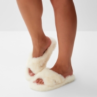 Тапочки женские с открытым носом размер 39, цвет молочный Тапочки женские с открытым носом размер 39, цвет молочный