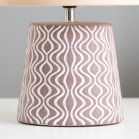 Настольная лампа "Маура" Е14 40Вт кофе 23х23х33 см RISALUX Настольная лампа "Маура" Е14 40Вт кофе 23х23х33 см RISALUX