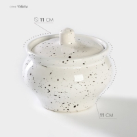 Горшочек фарфоровый для запекания Veletta, 500 мл, d=11 см, h=11 см Горшочек фарфоровый для запекания Veletta, 500 мл, d=11 см, h=11 см