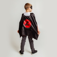 Карнавальный набор &laquo;Загадочный мститель&raquo;: плащ и маска