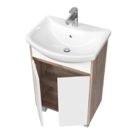 Тумба Spectrum Дели 55, дуб сонома/белый, балтика