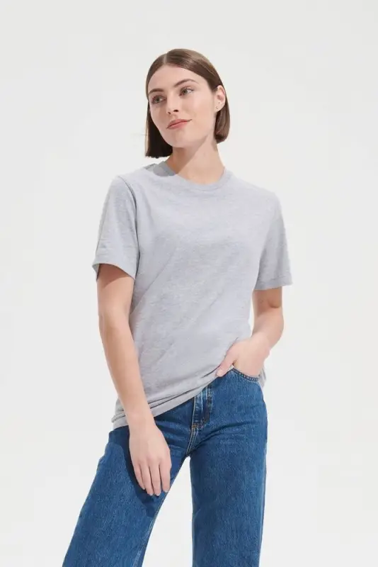 Футболка унисекс Tuner, черный меланж, размер M