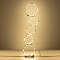 Торшер 16662/1BK LED 45Вт черный 30х30х115 см