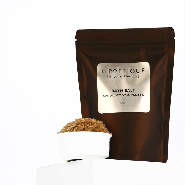 Соль для ванны, 300 г, аромат сандала и ванили, LA POETIQUE Соль для ванны, 300 г, аромат сандала и ванили, LA POETIQUE