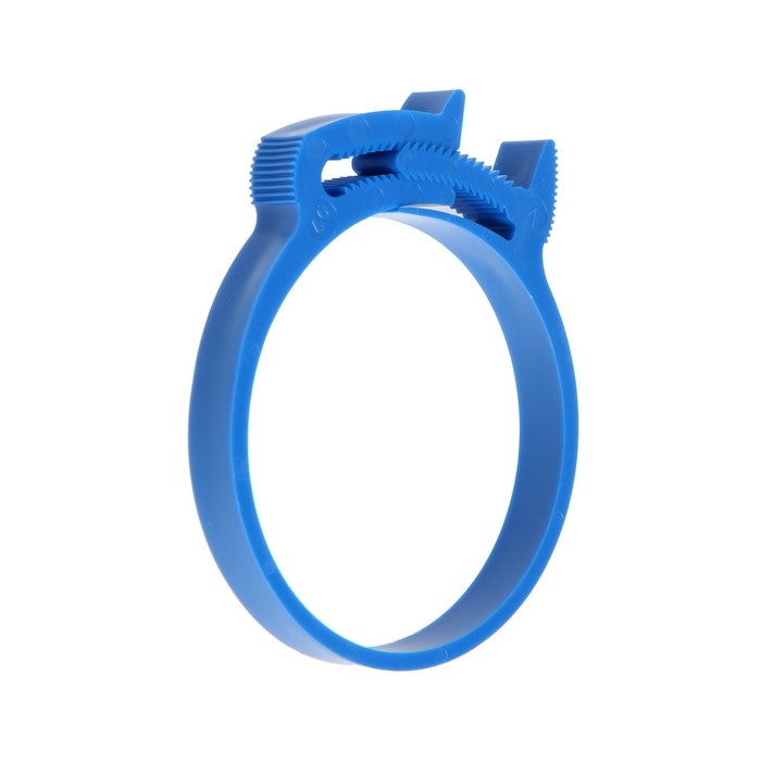 Хомут силовой пластиковый Хомут силовой пластиковый "СТРАЙК", диаметр 55-60 мм, многоразовый, Clip-Track, 4 шт.