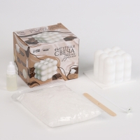 Свеча своими руками. Создание фигурной ароматической свечи &laquo;Куб&raquo;, набор для творчества