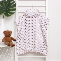 Пончо муслиновое детское LoveLife "Сердечки" 100% хл, 4-сл, 235гр/м2 Пончо муслиновое детское LoveLife "Сердечки" 100% хл, 4-сл, 235гр/м2