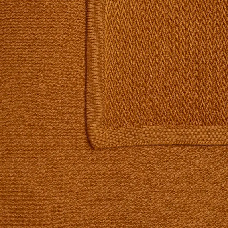 Плед Ornato, оранжевый (светлое золото)