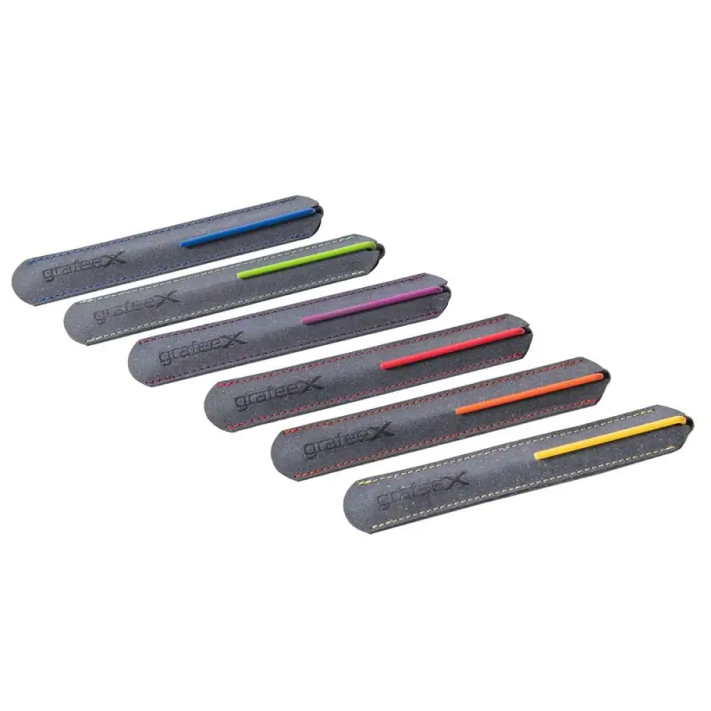 Карандаш GrafeeX в чехле, черный с красным Карандаш GrafeeX в чехле, черный с красным