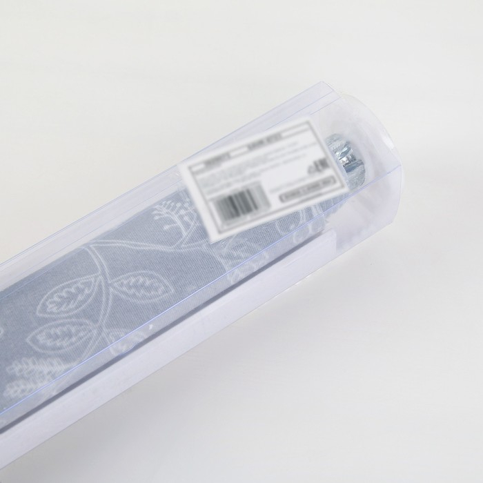 Штора рулонная &laquo;Цветенье&raquo;, 60&times;200 см (с учётом креплений 3,5 см), цвет серый