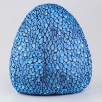 Новый год! Антистресс подушка-игрушка &laquo;Змеиное яйцо&raquo;, голубое