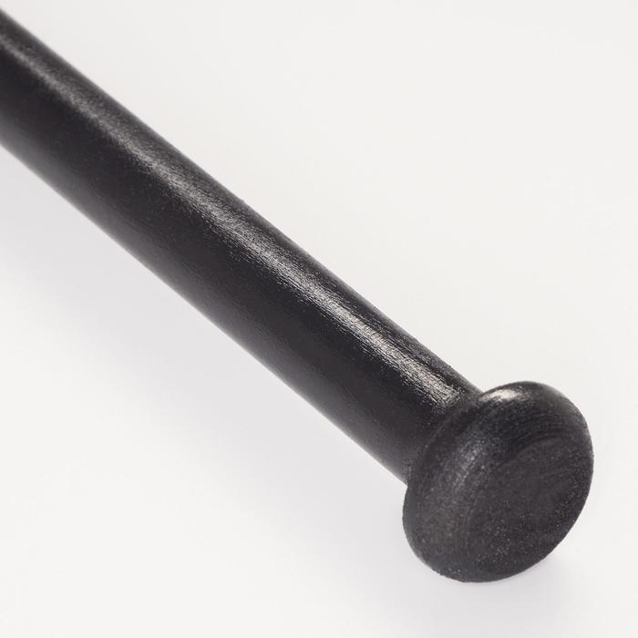 Бита лакированная Бита лакированная "Вместо тысячи слов", чёрная с золотой надписью, 65 см