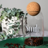 Банка для хранения сыпучих продуктов и круп Smile, 700 мл