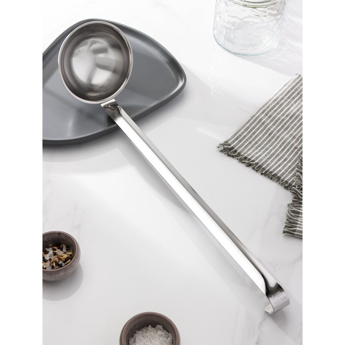 Половник, 250 мл, h=14.5 см, цельнометаллическая ручка