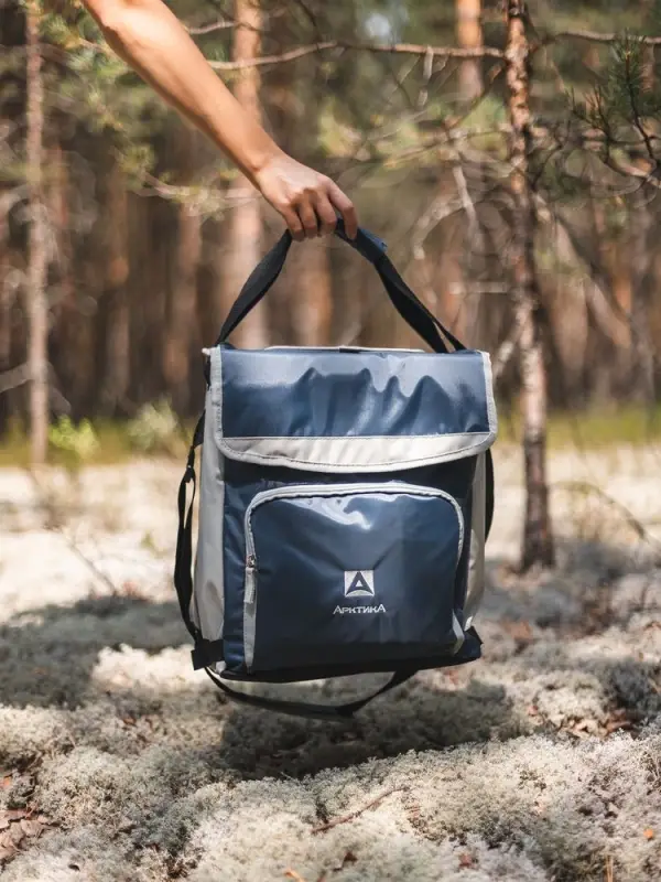 Термосумка с люком &laquo;Арктика&raquo;, L, синяя