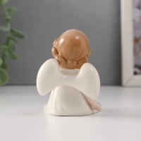 Сувенир керамика "Девочка-ангел в белом платье с сердцем сидит" 6,5х5х7 см Сувенир керамика "Девочка-ангел в белом платье с сердцем сидит" 6,5х5х7 см