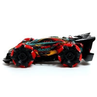 Машина радиоуправляемая &laquo;Гоночная&raquo;, работает от аккумулятора, эффект дыма, световые эффекты, цвет красный