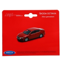 Модель машины Skoda Octavia IV, масштаб 1:38, МИКС