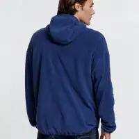 Анорак флисовый унисекс Fliska, темно-синий, размер XS/S