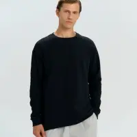 Свитшот оверсайз унисекс Omnifit, черный, размер XS/S