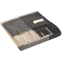 Плед Mumbai, серый с бежевым Плед Mumbai, серый с бежевым