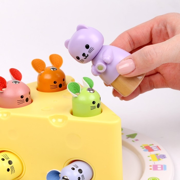 Детская развивающая рыбалка &laquo;Сыр&raquo; 21х21х7 см