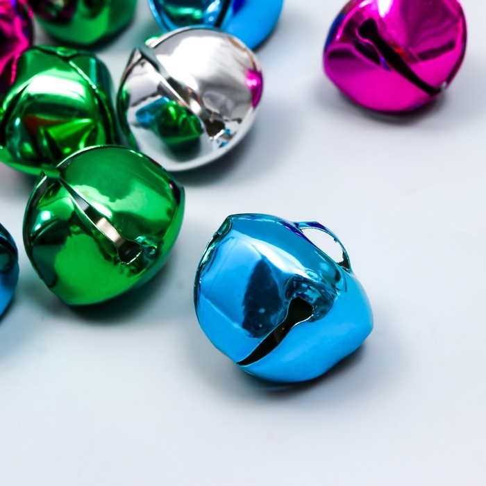 Набор декора для творчества металл Набор декора для творчества металл "Колокольчики большие" d=3 см набор 10 шт