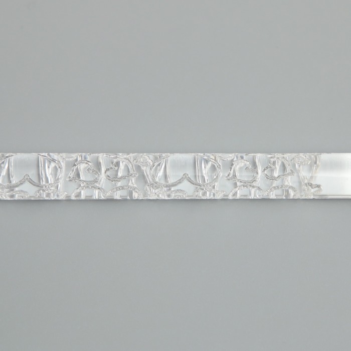 Скалка для творчества акрил Скалка для творчества акрил "Сердца" 16х1 см