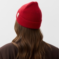 Шапка бини женская MIST, красный, р. 56 Шапка бини женская MIST, красный, р. 56