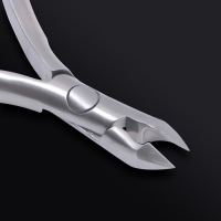 Кусачки маникюрные для кутикулы &laquo;Premium&raquo;, двойная пружина, 10,5 см, длина лезвия - 7 мм, на блистере, цвет серебристый