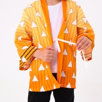 Карнавальное хаори &laquo;Демонический клинок&raquo;, рост 98-152 см, цвет жёлтый