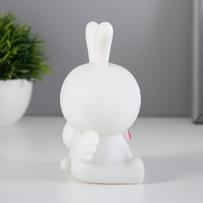 Ночник Ночник "Зайка с крылышками" LED 1Вт 3х LR44 белый 7,5х5,5х13см RISALUX