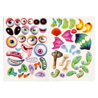 Книжка с наклейками &laquo;Создай своего монстрика. Клисарошка&raquo;