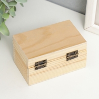 Шкатулка для росписи дерево "Прямоугольная" 5х8,7х5,3 см Шкатулка для росписи дерево "Прямоугольная" 5х8,7х5,3 см