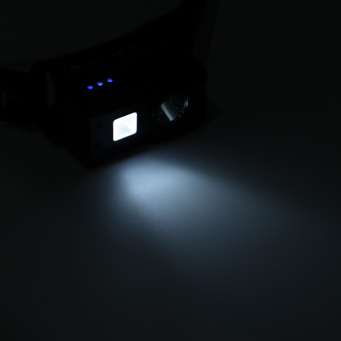 Фонарь налобный аккумуляторный, 1 Вт, 1200 мАч, XPG, сенсор, индикатор заряда Фонарь налобный аккумуляторный, 1 Вт, 1200 мАч, XPG, сенсор, индикатор заряда