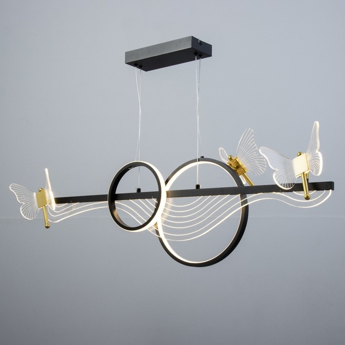 Светильник Светильник "Фьюжн" LED 110Вт 3000-6000К черный 100х12х28см