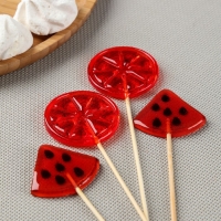 Силиконовый молд для леденцов и шоколада «Апельсин и арбуз», 5 / 4,5 см, цвет прозрачный Силиконовый молд для леденцов и шоколада «Апельсин и арбуз», 5 / 4,5 см, цвет прозрачный