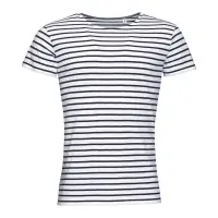 Футболка Miles Men белая с темно-синим, размер L